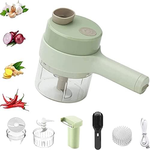 4 in 1 Portable Electric Vegetable Cutter Set