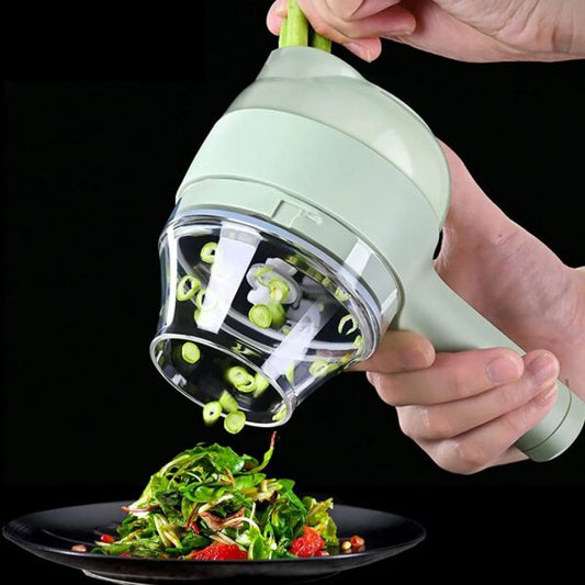 4 in 1 Portable Electric Vegetable Cutter Set